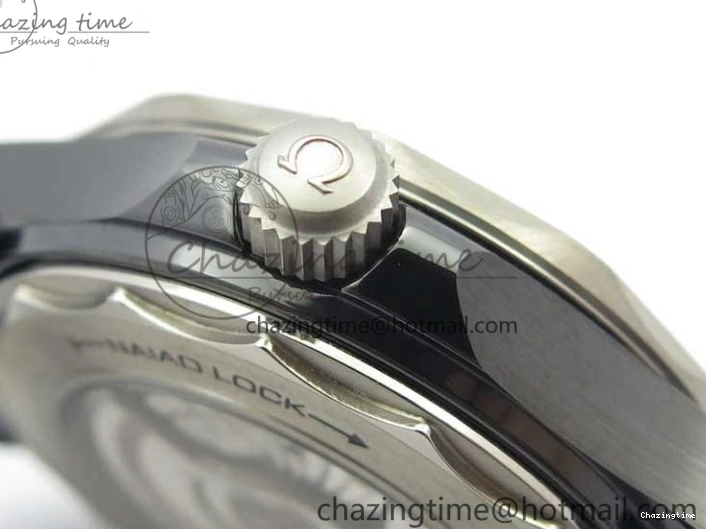 0121 Seamaster Diver 300M Real Ceramic Case VSF 1:1 Best Edition on Black Rubber Strap A8806 (Free Nato) SunProtective 7935